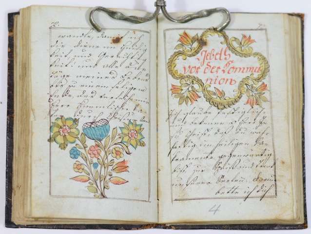 A Manuscript German Fraktur Prayerbook -