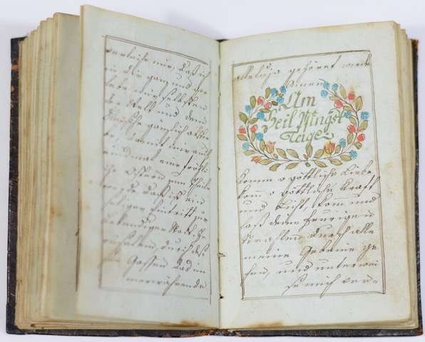 A Manuscript German Fraktur Prayerbook -