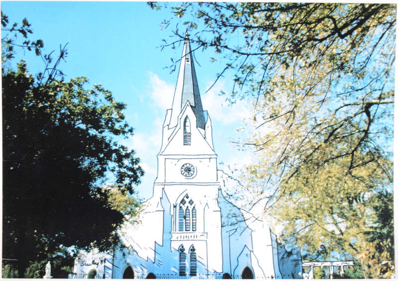 Stellenbosch - Six Photo-Drawing Lithographs - Scully, Larry