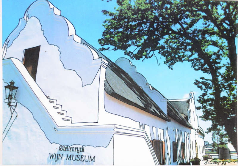 Stellenbosch - Six Photo-Drawing Lithographs - Scully, Larry