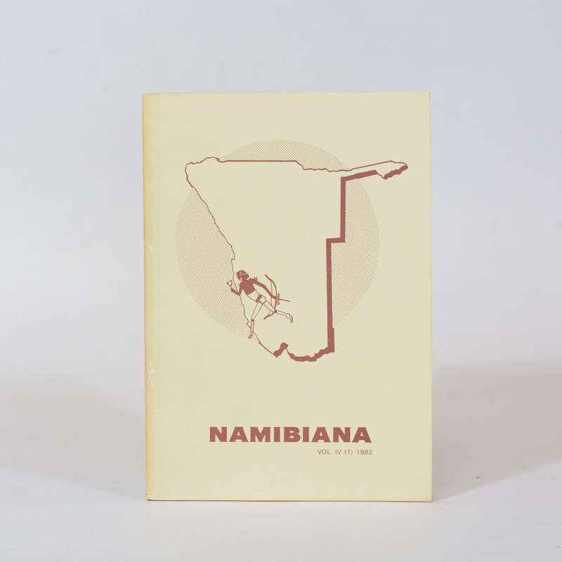 Namibiana. Communications of the ethno-Historical Study Group. Vol IV (1) - SWA Scientific Society