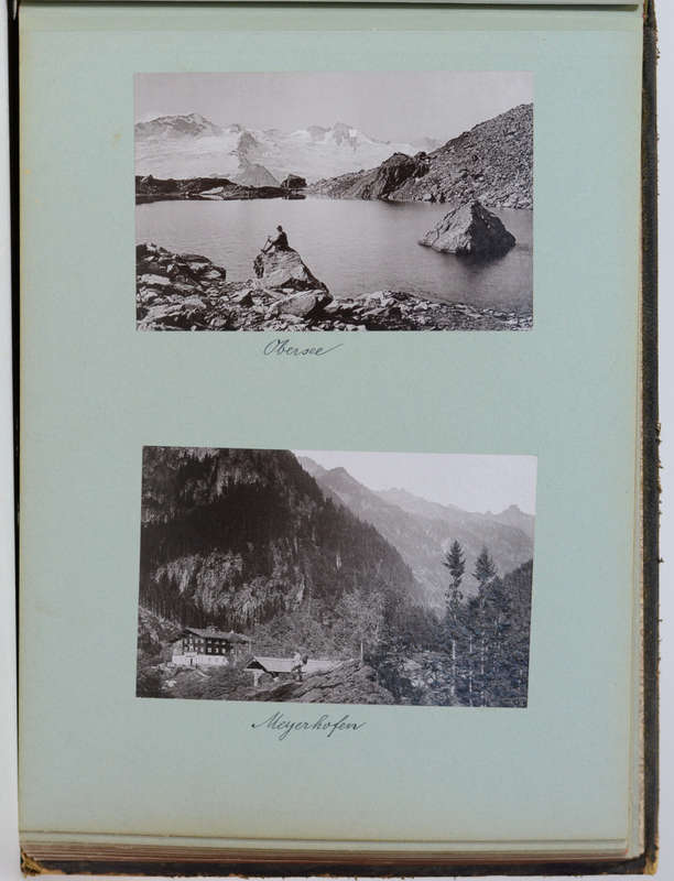 Reise-Erinnerungen - 19th Century Photograph Album - Photographs of the Alps, Germany and Tyrol... -