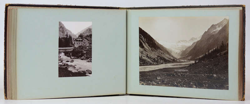 Reise-Erinnerungen - 19th Century Photograph Album - Photographs of the Alps, Germany and Tyrol... -