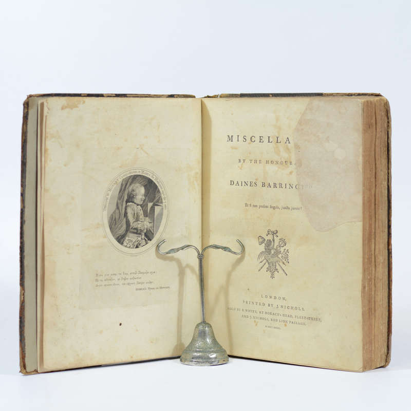 Miscellany by the Honourable Daines Barrington - Barrington, Daines