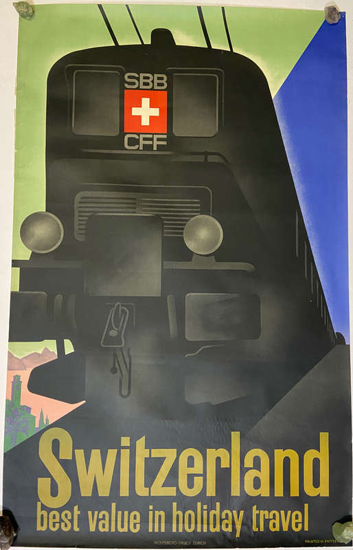 SBB - CFF - Switzerland - best value in holiday travel. Original Poster - Trapp, Willi
