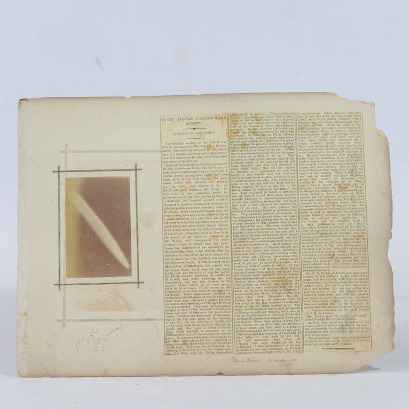 Original 19th Century Albumin Prints of Flora and The Great Comet of 1882 - Barnard, Samuel Bayli...