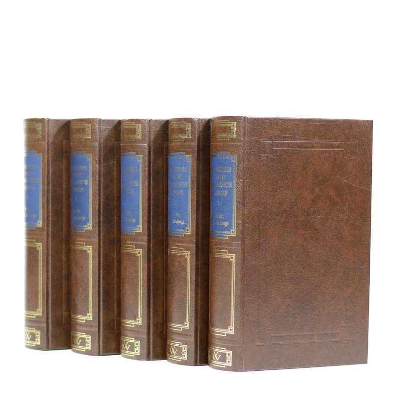 Geschiedenis van het Nederlandsche Zeewezen (1858) 5 volumes. - De Jonge, J C