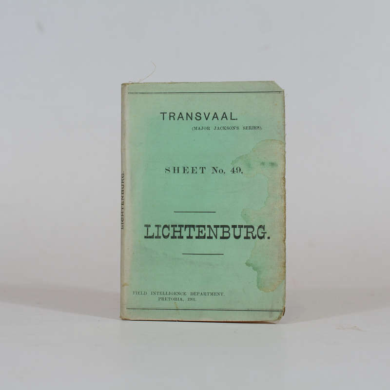 Lichtenburg - Folding Map - Jackson, Major H. M.