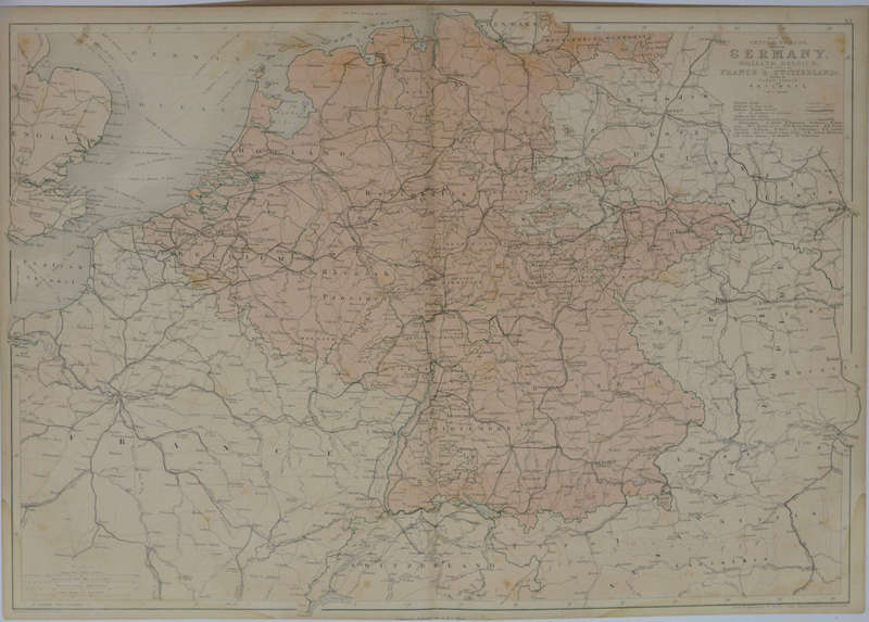 Germany, Holland, Belgium, with parts of France & Switzerland - Hughes, W