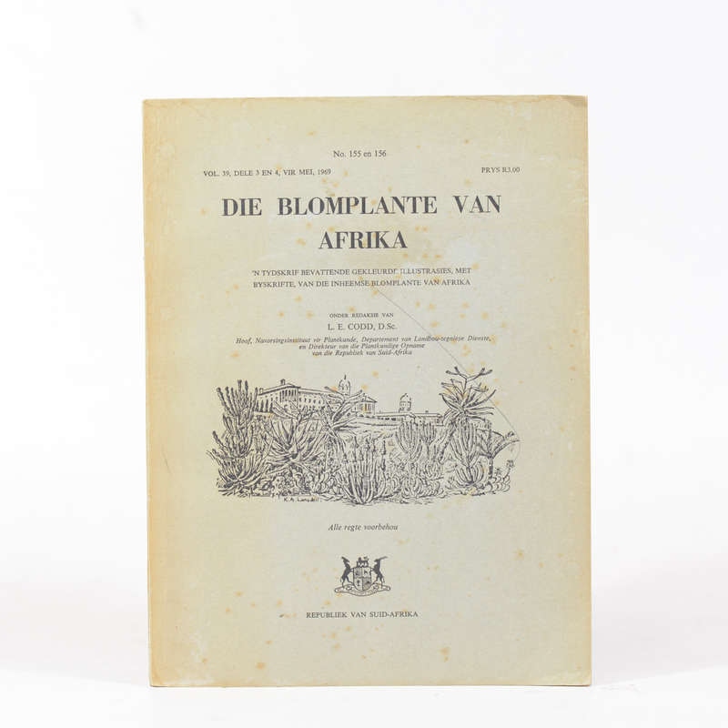 Die Blomplante van Afrika. No. 155 en 156, Vol. 39. Deel 1 en 2 vir Mei 1969 - Coff, L E