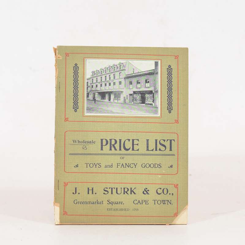 Toy Catalogue, J H Sturk & Co. - Sturk, J H