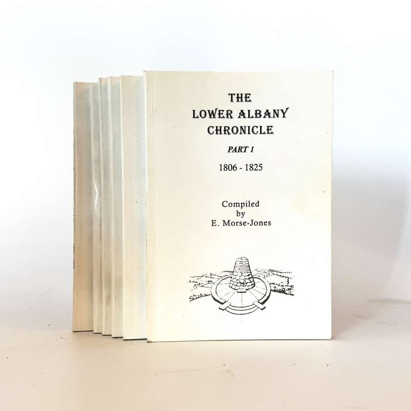 Lower Albany Chronicle. 6 Volumes plus Index. - Morse-Jones, E (Compiled by)