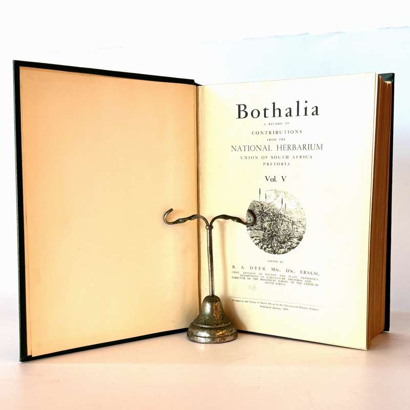 Bothalia. The South African Fungi and Lichens to the end of 1945.  Vol 5. - Dyer, A.R. (Ed.) & Do...