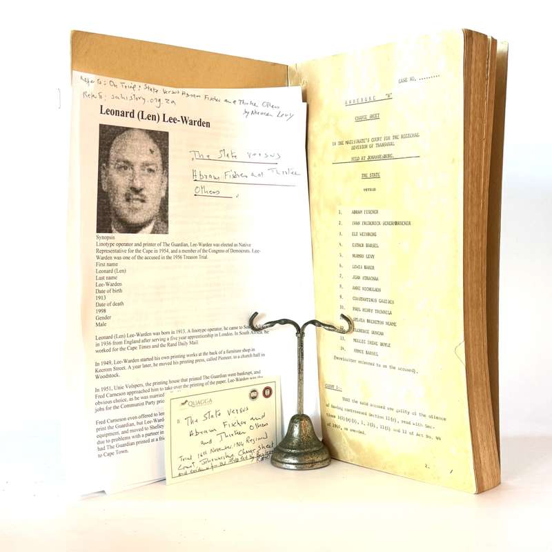 State versus Abram Fischer and Thirteen Others. - None identified