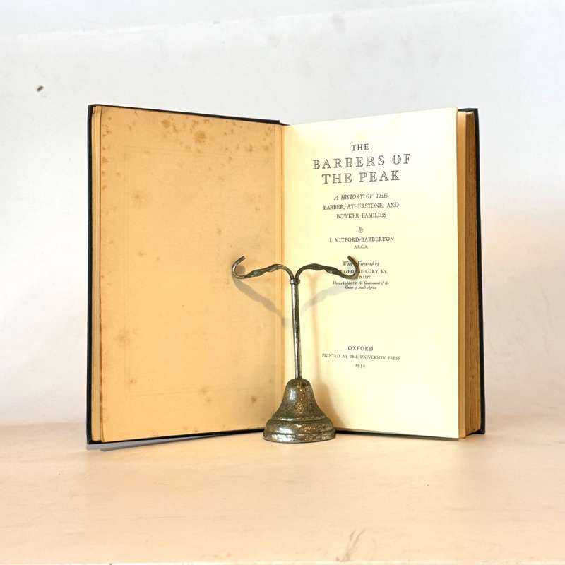 Barbers of the Peak. A History of the Barber, Atherstone and Bowker Families - Mitford-Barberton, I