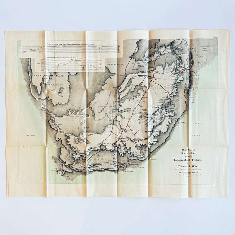 Relief Map of South Africa. No. 2 - Crispin, Major H T