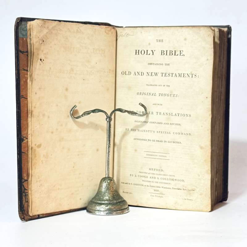 Holy Bible containing the Old and New Testaments - None identified