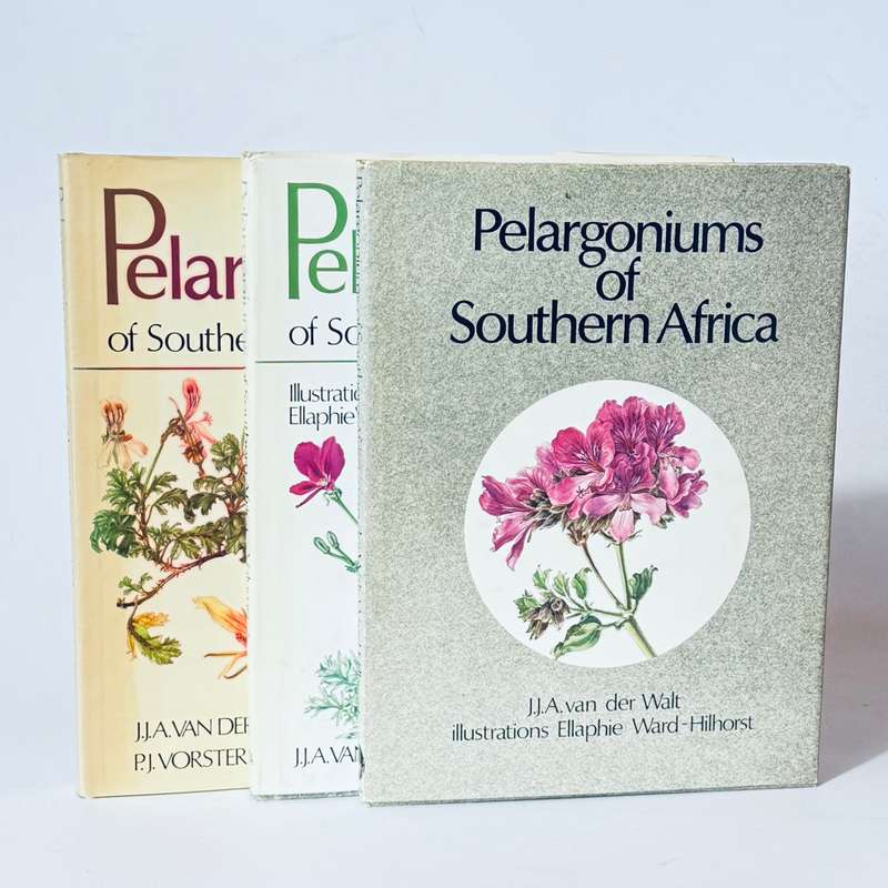 Pelargoniums of Southern Africa. 3 Volumes. - Van der Walt, J J A & Vorster, P J