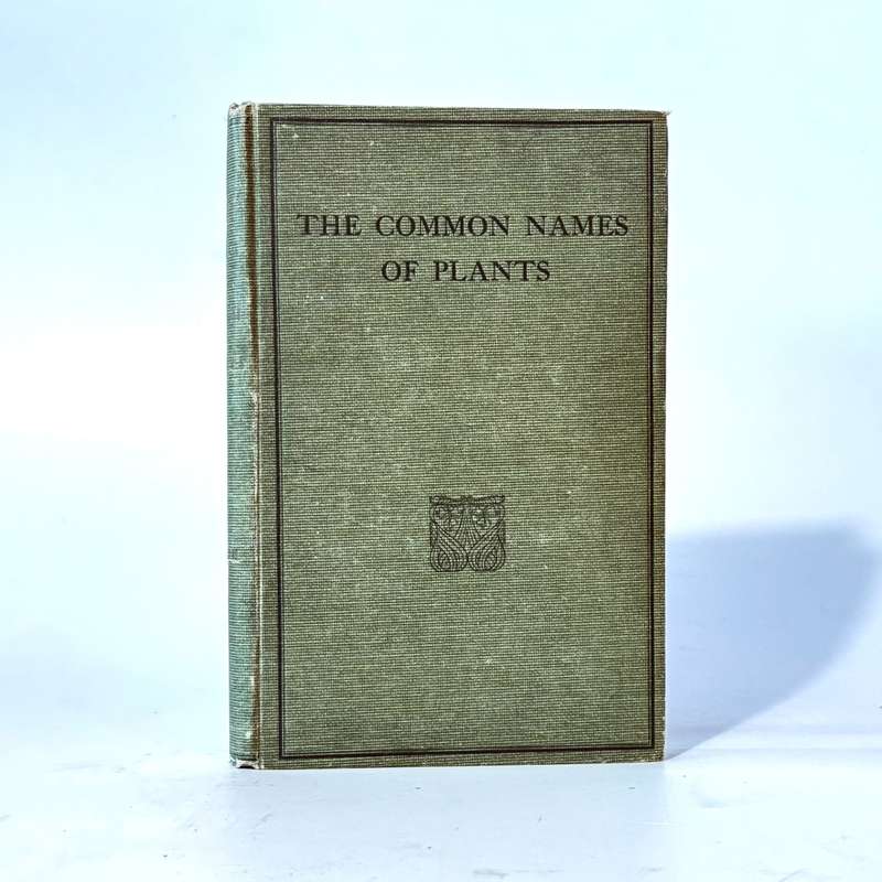 Dictionary of the Common Names of Plants. - Marloth, Rudolf