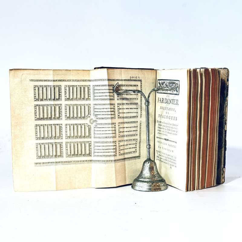 Le Jardinier Solitaire, ou Dialogues Entre un Curieux & un Jardinier Solitaire Contenant la metho...