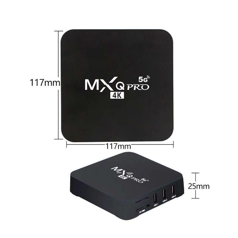 MXQ Pro 5G Android 12.1 TV Box