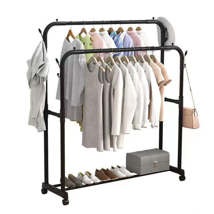 Nu Dekor - Double Pole Clothes & Shoes Storage Rack - DEMO UNIT