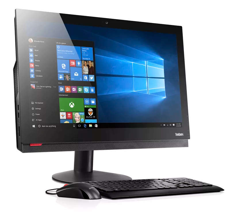 Refurbished Lenovo ThinkCentre M810z All in One Desktop Intel Core i5-7th Gen 16GB Memory 500GB HDD