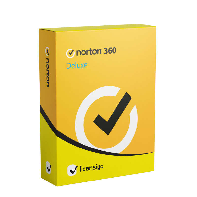 Refurbished Norton 360 Deluxe Security Software  1-Year License
