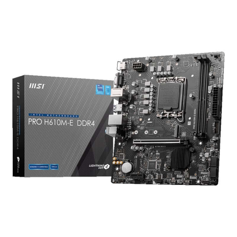MSI H610m-E Pro Intel LGA1700 M-ATX