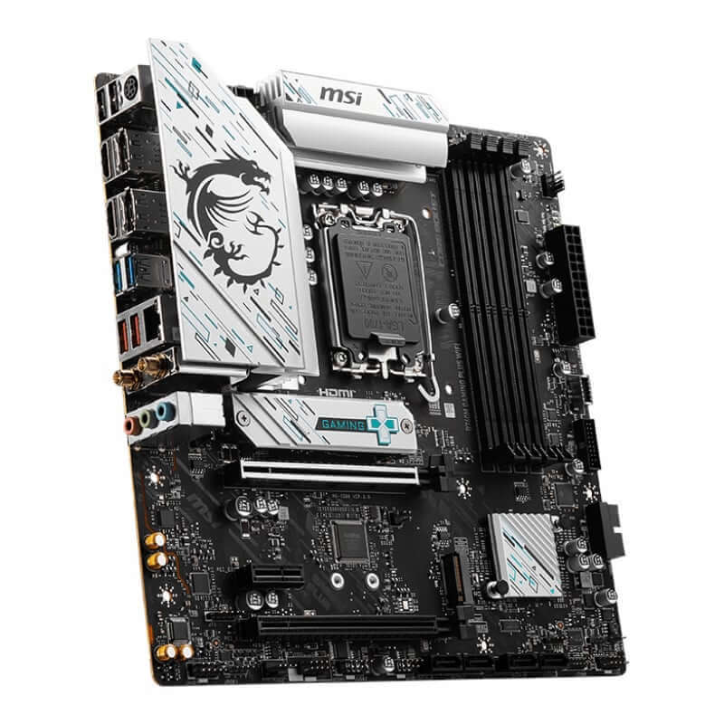 MSI B760M GAMING PLUS WIFI DDR5 Intel LGA1700 M ATX Gaming Motherboard