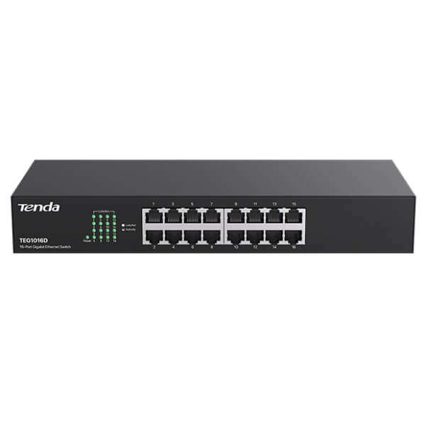 Tenda TEG1016D 16-Port Rackmount Gigabit Switch