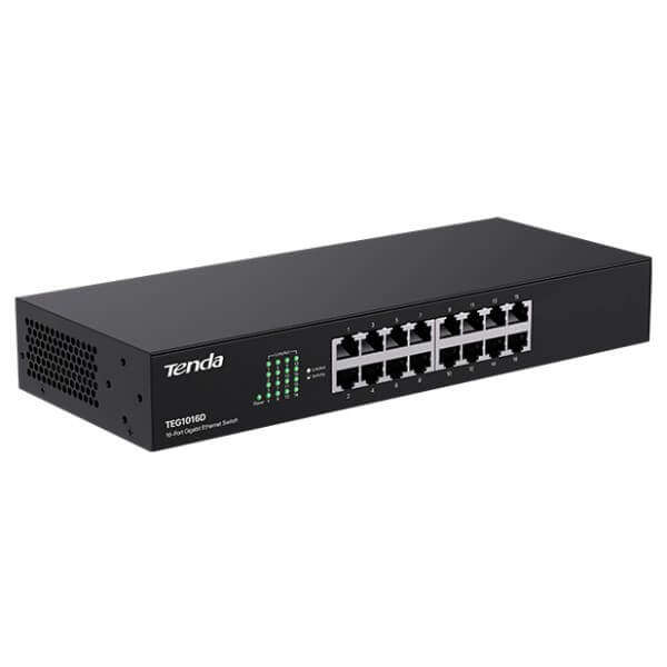 Tenda TEG1016D 16-Port Rackmount Gigabit Switch