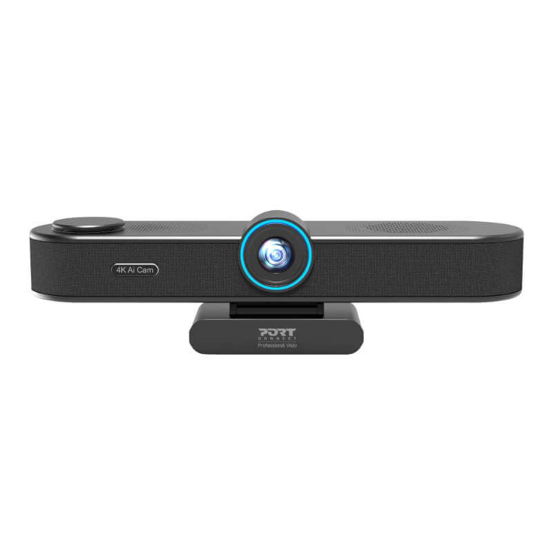 Port Connect All-in-one Conference Cam regroups camera  microphone  speaker 4k@30Hz