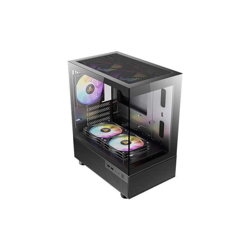 Antec CX200M Elite Micro-ATX | ITX RGB Mini-Tower Gaming Chassis  Black