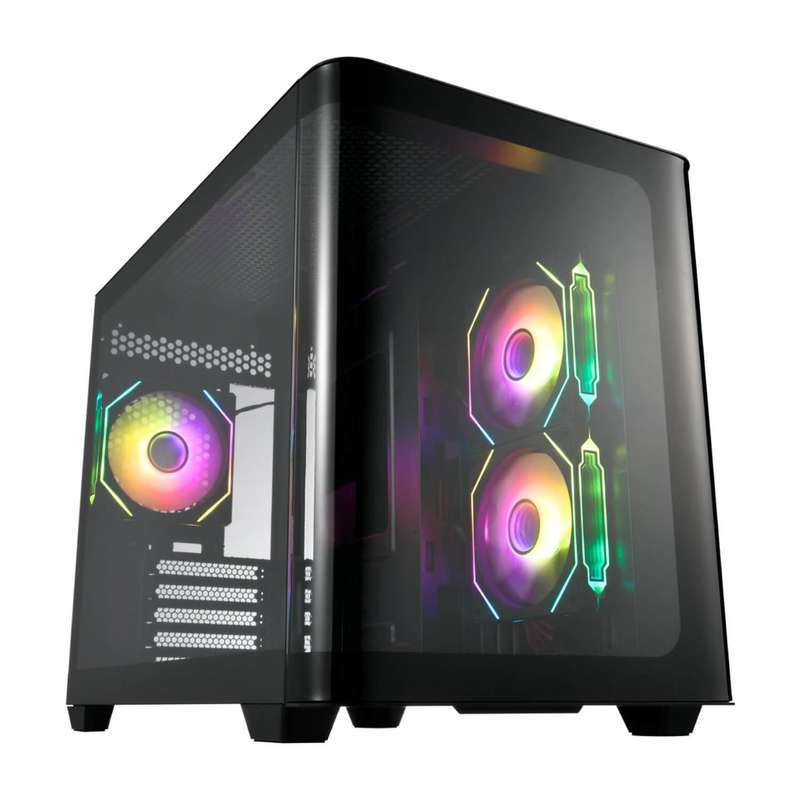 FSP S380 ARGB M-ATX Mid Tower Gaming Chassis  B