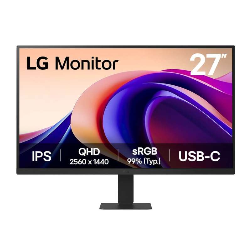 LG 27 QHD IPS Panel Monitor with USB-C  100Hz
