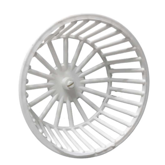 HAMSTER WHEEL PLASTIC CLIP - ON WHITE 14"