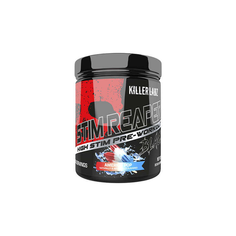 KILLER LABZ Stim Reaper Black High Stim Pre-workout 180g - AMERICA POP