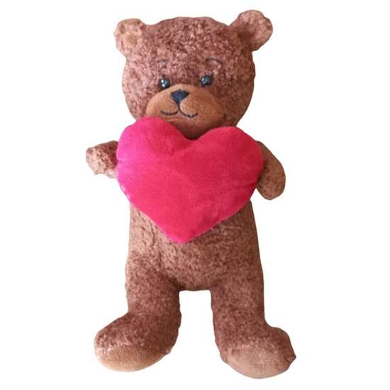 Brown Teddy Bear with heart Soft Toy