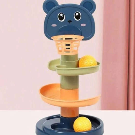 3 Layer Ball Drop And Roll Swirling Tower