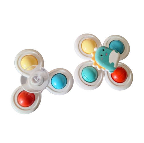 Rotating suction cup figet spinner