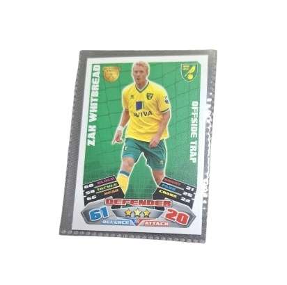 2011/2012 Topps Match Attax Common Card - 202 - Zak Whitbread - Norwich City