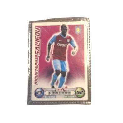 Moustapha Salifou Match Attax 2008/2009 Premier League Aston Villa 08/09 #34