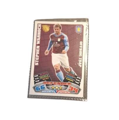 2011/2012 Topps Match Attax Common Card - 22 - Stephen Warnock - Aston Villa