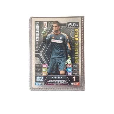 TOPPS MATCH ATTAX 2013-14- #109-FULHAM & NETHERLANDS-MAARTEN STEKELENBURG-FOIL