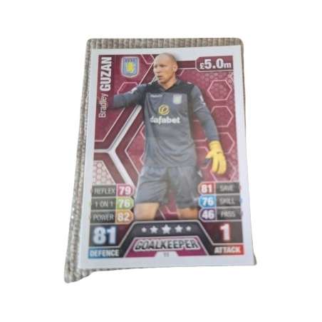 Topps Match Attax 2013-14 Premier League - Aston Villa - Bradley Guzan