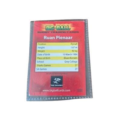 Ruan Pienaar - Big Ball - Rugby Trading Cards