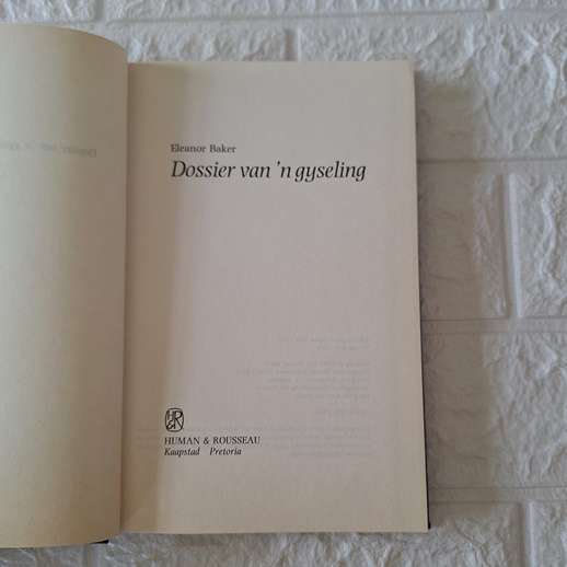 Dossier vam n Gyseling - Eleanor Baker