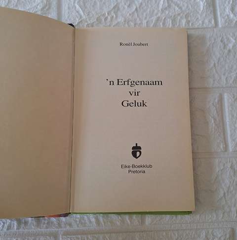 n Erfgenaam vir Geluk - Ronel Joubert