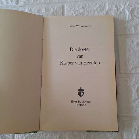 Die Dogter van Kasper van Heerden - Vera Wolmarans